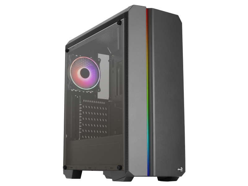 Aerocool Genesis A Bk V2  Pc  Sort  Atx  Micro Atx  Mini Itx  Abs  Spcc  15 5 Cm  38 Cm fra Aerocool