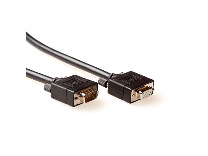 Act 10 Metre High Performance Vga Extension Cable Male Female. Length: 10 M Vga Hq Molded Hd15m F 10.00m  Ak4929  fra Act