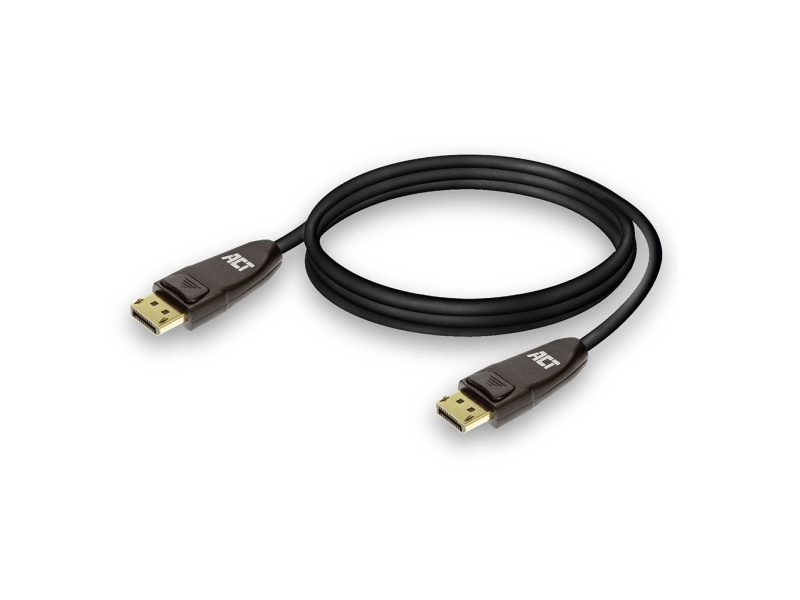 Act Ac4071 Displayport Kabel 1 M Schwarz  Ac4071  fra Act