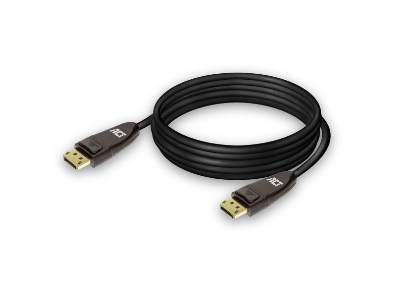 Act Ac4074 Displayport Kabel 3 M Schwarz  Ac4074  fra Act