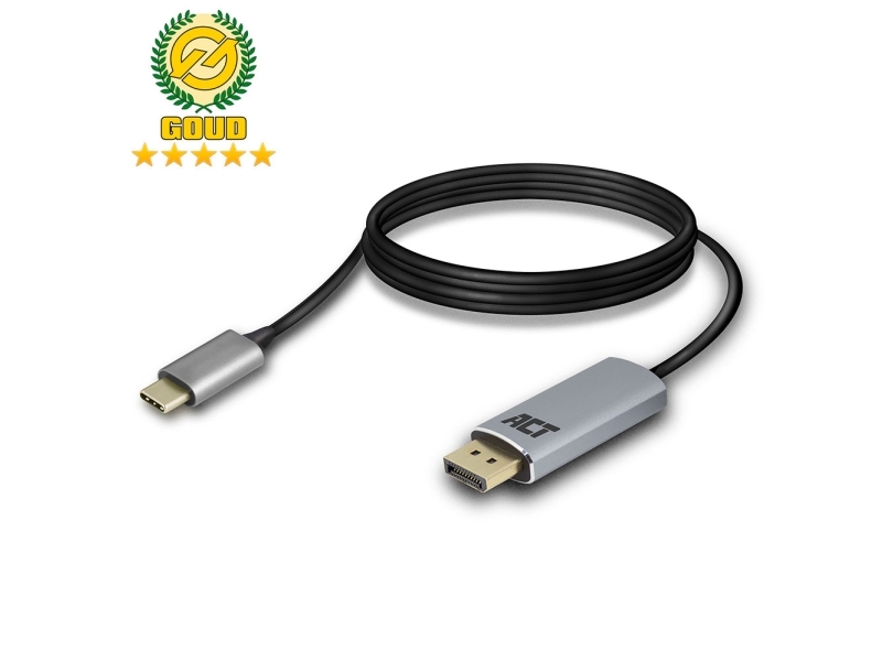 Act Ac7035 Usb C Til Displayport Kabel 1 8 Meter fra Act