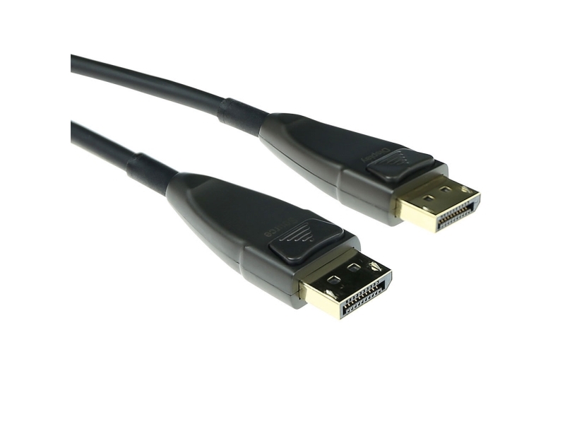 Act 40 Meter Displayport Hybrid Fiber Copper Cable Dp Male To Dp Male. Displayport Hybrid Cable 40m  Ak4034  fra Act