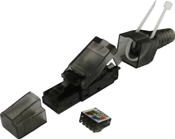Alantec Rj45 Utp Plugg Kat.6a 10g Poe+  Verktøyfri  For "tykk" Ledning 22 24 Awg Alantec   Alantec fra Alantec