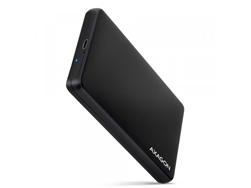 Axagon Ee25 Slc Eksternt 2 5" Deksel  Usb 3.0   Sata Iii   Usb C  Svart fra Axagon