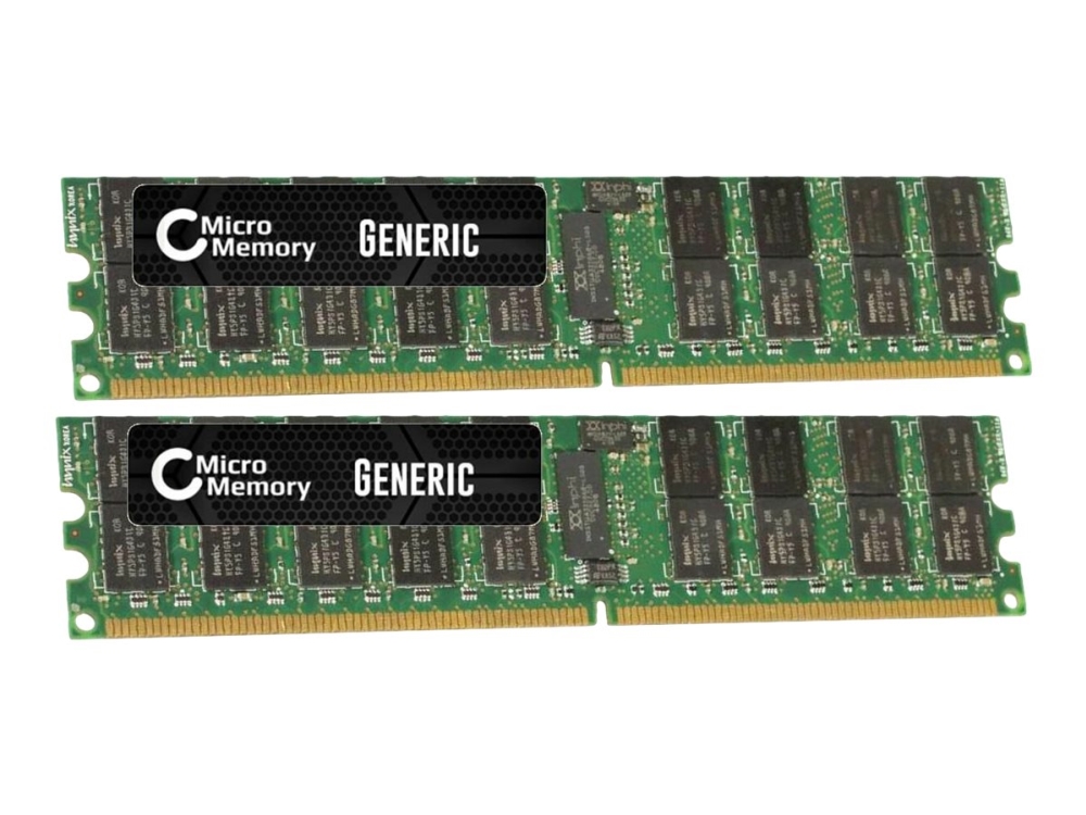 Coreparts   Ddr2   Sett   8 Gb: 2 X 4 Gb   Dimm 240 Pin   667 Mhz   Pc2 5300   Registrert   Ecc   For Ibm System X3610  Lenovo System X3455  X3655  X fra Coreparts