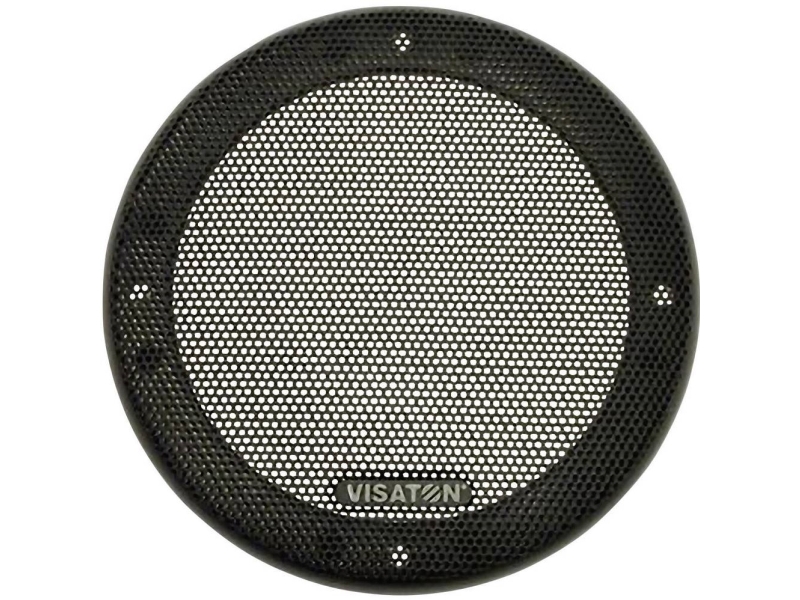 Visaton Gitter 10 R 134  Hård Grill  Svart  Metall  Plastikk  Rund  134 Cm  140 Mm fra Visaton