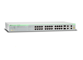 Allied Telesis At Fs750 28ps 50  Håndtert  Fast Ethernet  10 100  Strøm Over Ethernet  Poe  Rack Montering  1u fra Allied Telesyn International