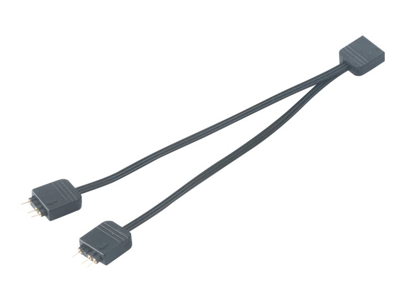 Akasa   Rgb Led Splitter   3 Pinners Adresserbar Rgb Led Kontakt  Hun  Til 3 Pinners Adresserbar Rgb Led Kontakt  Hann    12 Cm fra Akasa