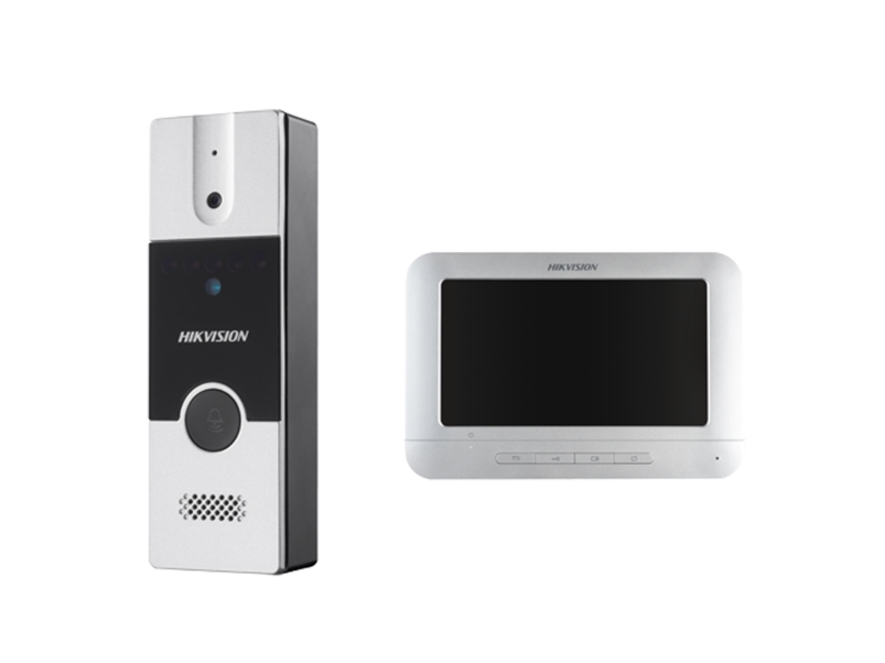 Hikvision Ds Kis202t   Videointerntelefonssystem   Kablet  802.11n  Lcd fra Hik Vision
