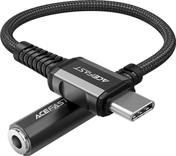 Adapter Usb Acefast C1 07 Black Usb C   Jack 3.5mm Czarny  6974316280606  fra Acefast
