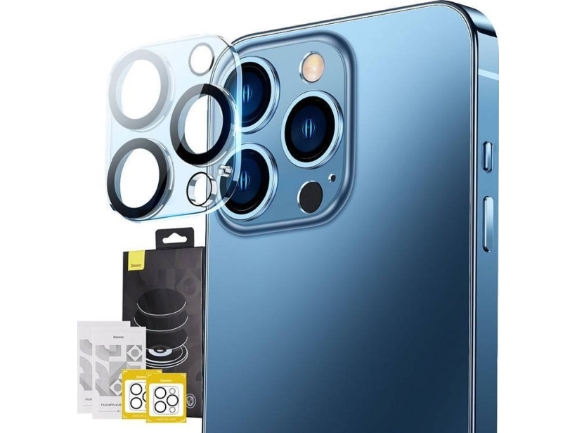 Baseus 0 3 Mm Herdet Glass For Iphone 14 Pro 14 Pro Max Kamera  2 Stk  fra Baseus