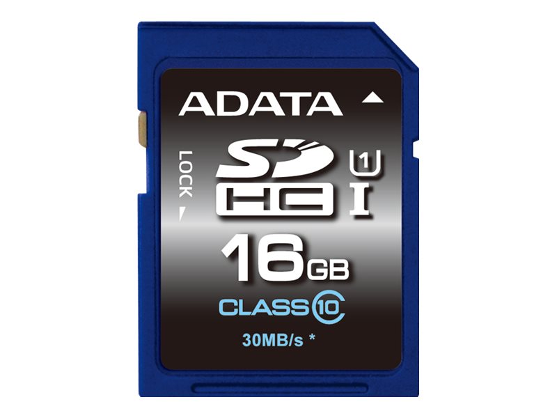 Adata Premier   Flashminnekort   16 Gb   Uhs Class 1   Class10   Sdhc Uhs I fra A-data Technology