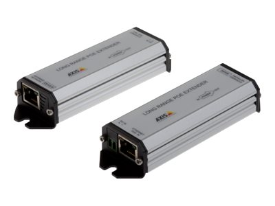 Axis Long Range Poe Extender Kit   Forsterker   100mb Lan   10base T  100base Tx   Rj 45   Rj 45   Opp Til 1 Km   For Axis Axis P3245  C1410  D3110  fra Axis Communications