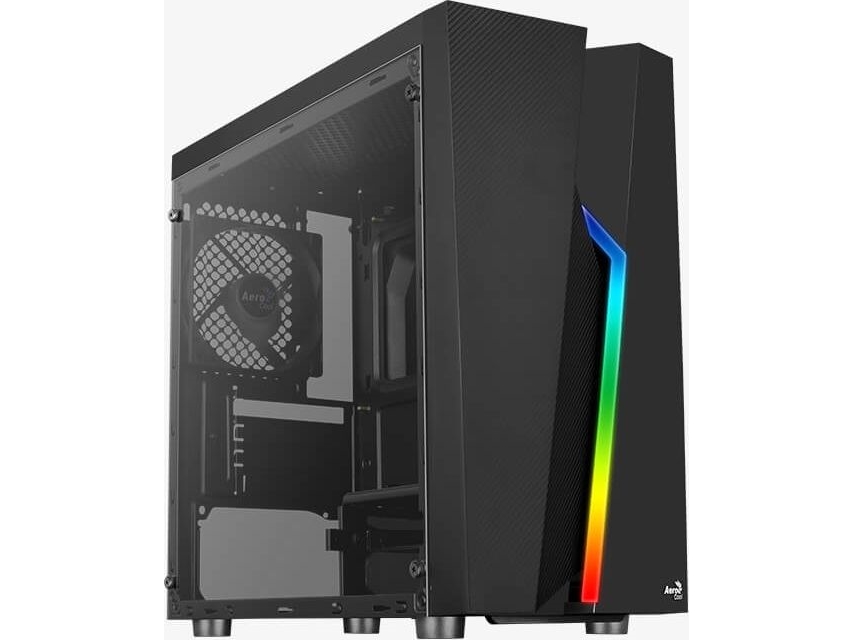 Aerocool Bolt Mini  Mini Tower  Pc  Sort  Micro Atx  Mini Atx  Abs Syntetisk  Akryl  Spcc  Spilling fra Aerocool