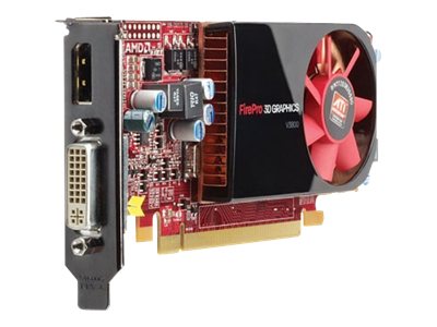 Ati Firepro V3800   Grafikkort   Firepro V3800   512 Mb Ddr3   Pcie 2.1 X16   Dvi  Displayport   For Workstation Z200  Z600  Z800 fra Hp