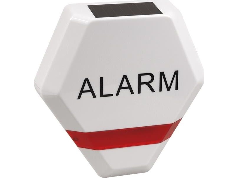 Maclean Dc3200w Ce Dc3200w Falsk Alarm Sirenesystem Dummy 3x Led Solcelle  Hvit fra Maclean