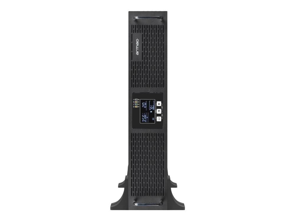 Armac Rack Online R 2000i Pf1   Ups  Rackmonterbar Ekstern    Ac 230 V   2000 Watt   2000 Va   6 X Batteri   9 Ah   Rs 232  Usb   Utgangskontakter: 6 fra Armac
