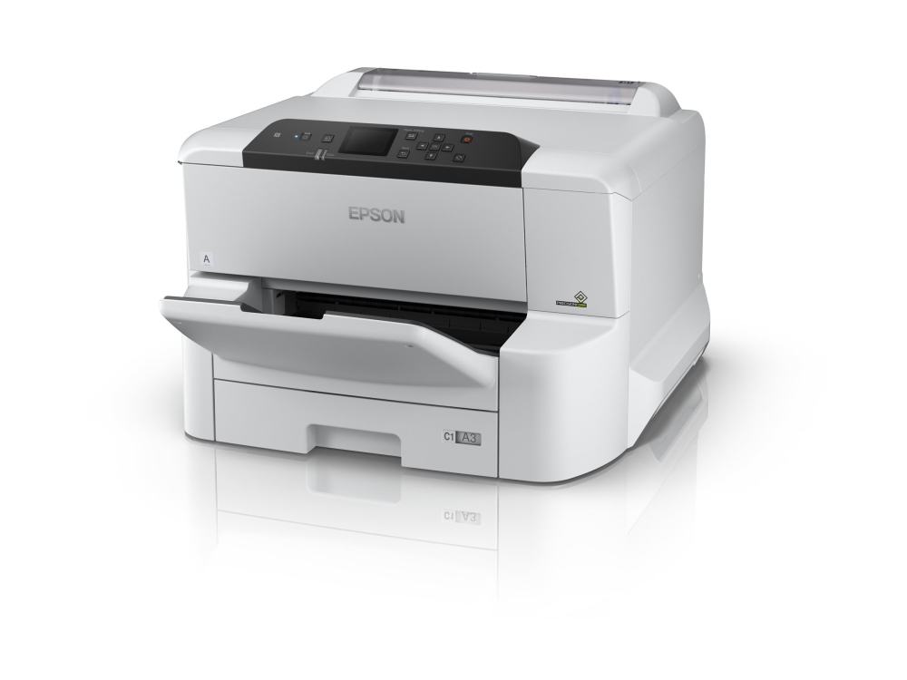 Epson Workforce Pro Wf C8190dw Bam   Skriver   Farge   Dupleks   Ink Jet   A3   4800 X 1200 Dpi   Opp Til 24 Spm  Mono    Inntil 24 Spm  Farge    Kap fra Epson