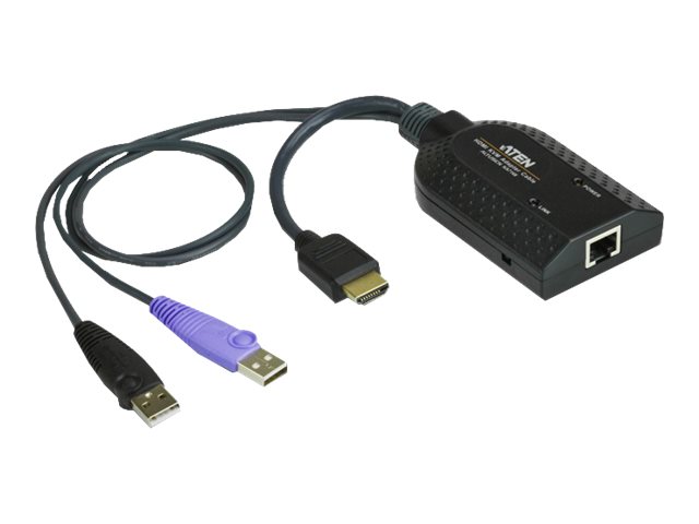 Aten Ka7168  Usb  Hdmi  Svart  Plast  104 G  1 X Rj 45  2 X Usb A  1 X Hdmi fra Aten Technology