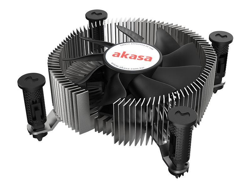 Akasa   Prosessorkjøler   Mini Itx    For: Lga1700    Aluminium Med Kobberkjerne   74 Mm fra Akasa