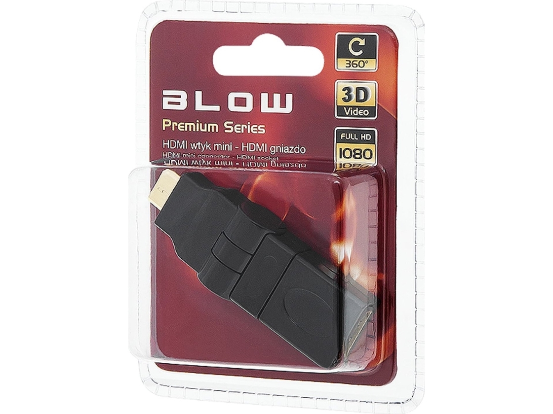 Adapter Av Blow 92 114# Przej.hdmi Wtyk Mini  Hdmi Gn. Kt. Skr fra Blow