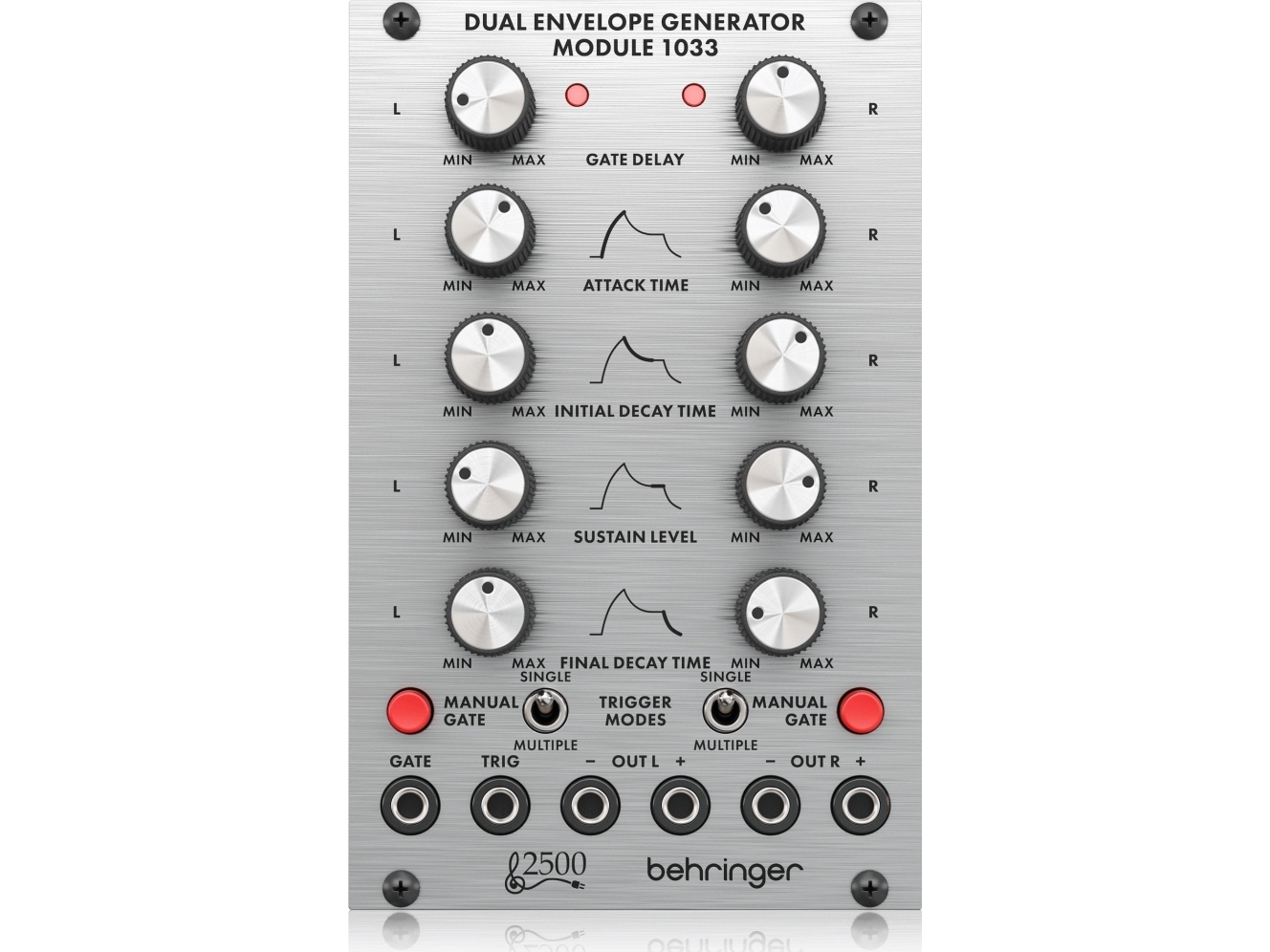 Behringer Behringer 1033 Dobbel Konvelopp Generator 2500 Series Modular Synthesizer Module fra Behringer