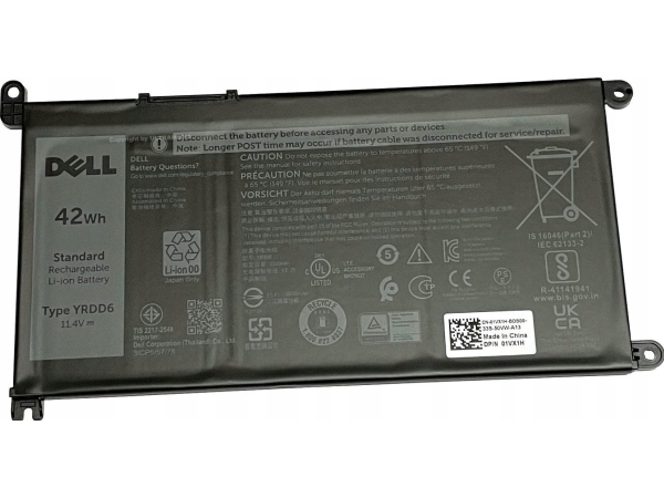 42wh 3 Cell Lithium Ion Replacement Battery For fra Dell
