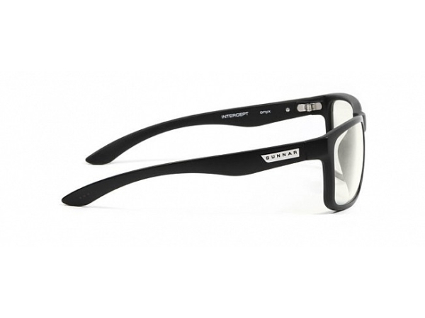 Gunnar Optiks Intercept  Rektangel  Spilling  Sort  Gjennomsiktig fra Gunnar
