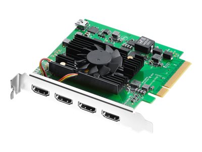 Blackmagic Decklink Quad Hdmi Recorder   Videofangstadapter   Pcie 3.0 X8   Ntsc  Pal fra Blackmagic